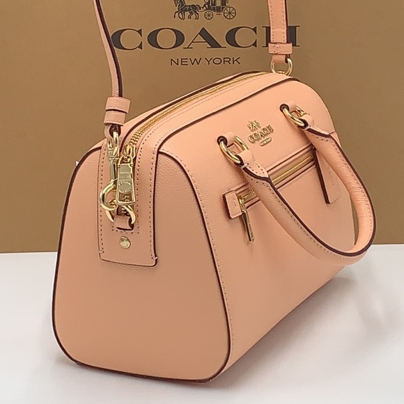 COACH ROWAN SATCHEL COLOR:
Gold/Faded Blush - Picture 4 of 16